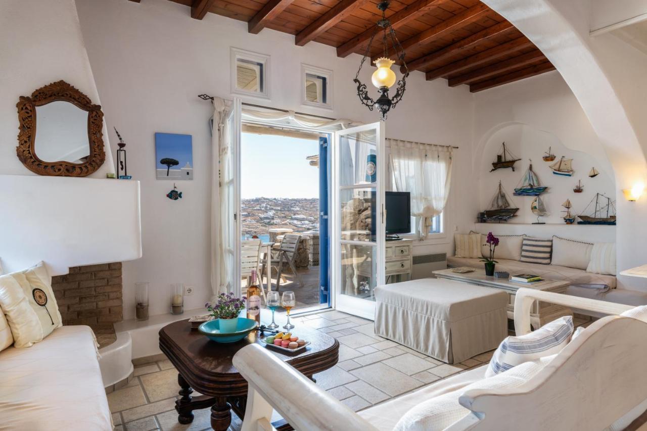 Yalos Mykonos Ornos Pouli Private Apartments W Shared Swimming Pool Mykonos Town Экстерьер фото