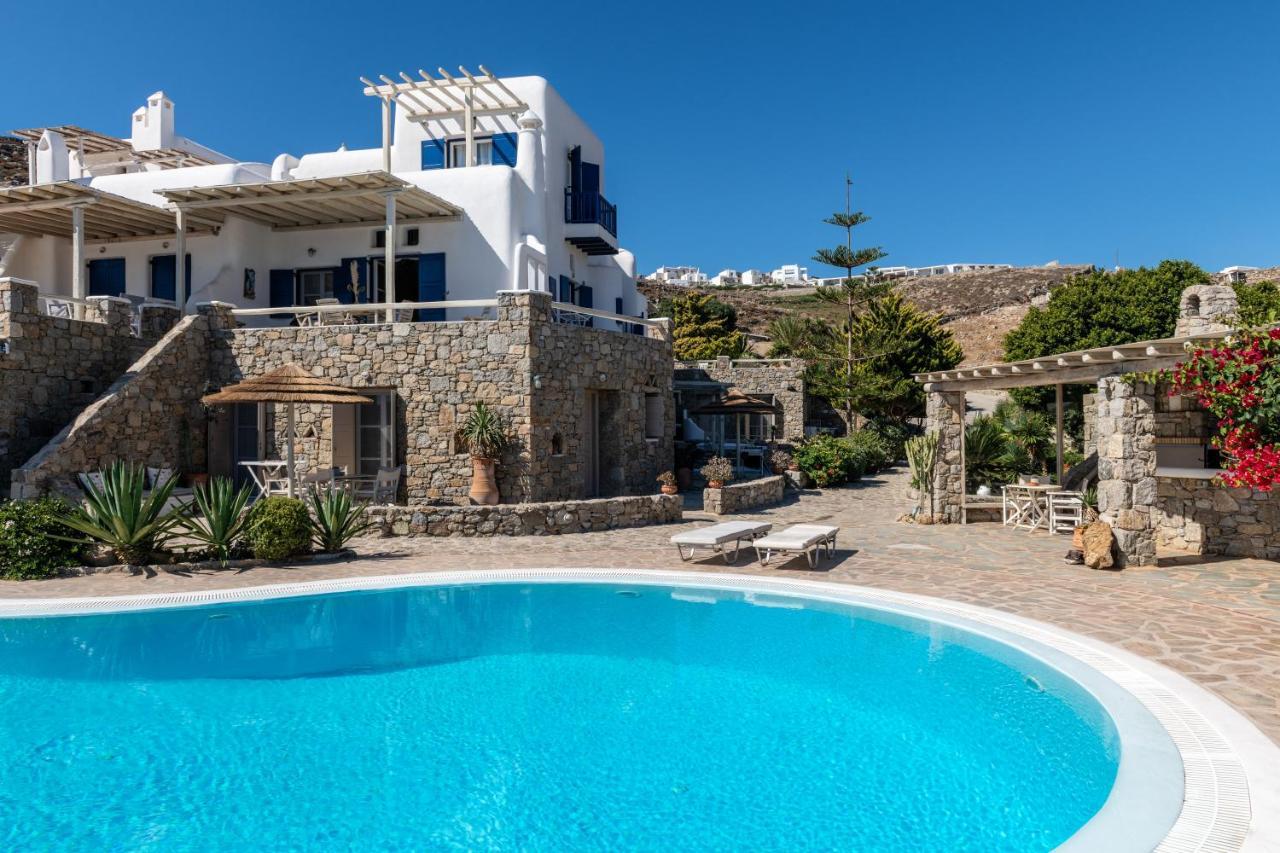 Yalos Mykonos Ornos Pouli Private Apartments W Shared Swimming Pool Mykonos Town Экстерьер фото