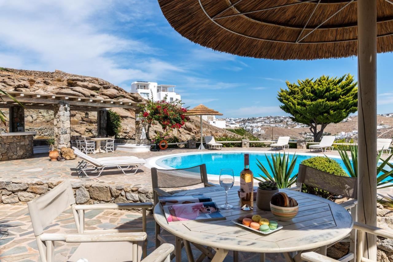 Yalos Mykonos Ornos Pouli Private Apartments W Shared Swimming Pool Mykonos Town Экстерьер фото