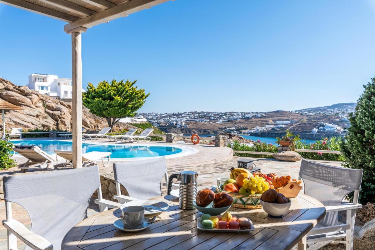 Yalos Mykonos Ornos Pouli Private Apartments W Shared Swimming Pool Mykonos Town Экстерьер фото