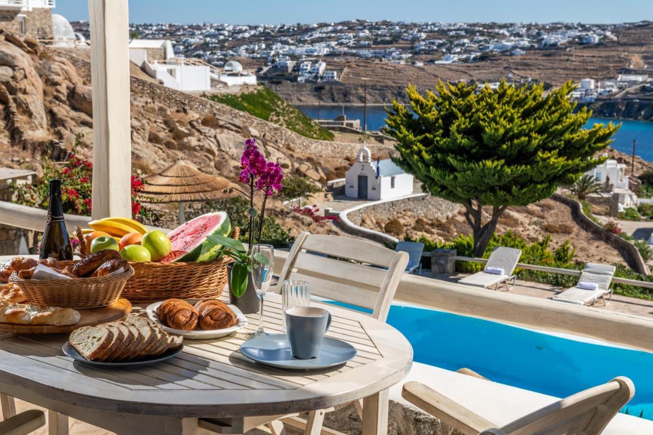 Yalos Mykonos Ornos Pouli Private Apartments W Shared Swimming Pool Mykonos Town Экстерьер фото