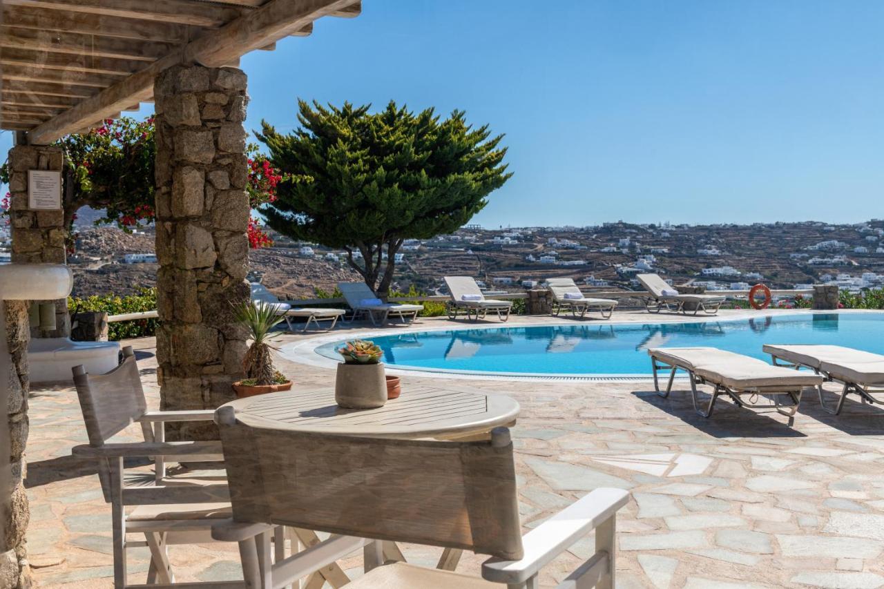 Yalos Mykonos Ornos Pouli Private Apartments W Shared Swimming Pool Mykonos Town Экстерьер фото
