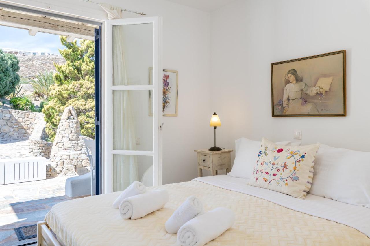 Yalos Mykonos Ornos Pouli Private Apartments W Shared Swimming Pool Mykonos Town Экстерьер фото