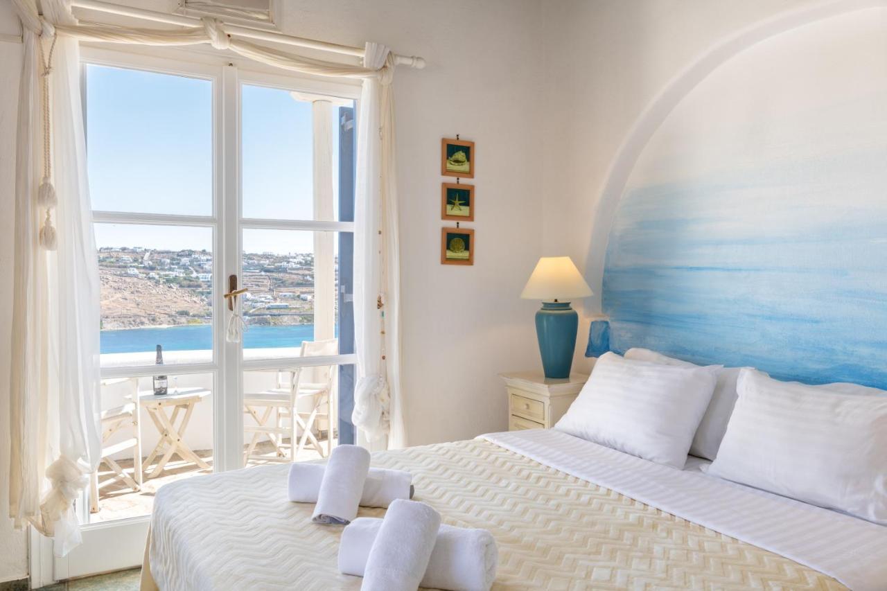 Yalos Mykonos Ornos Pouli Private Apartments W Shared Swimming Pool Mykonos Town Экстерьер фото