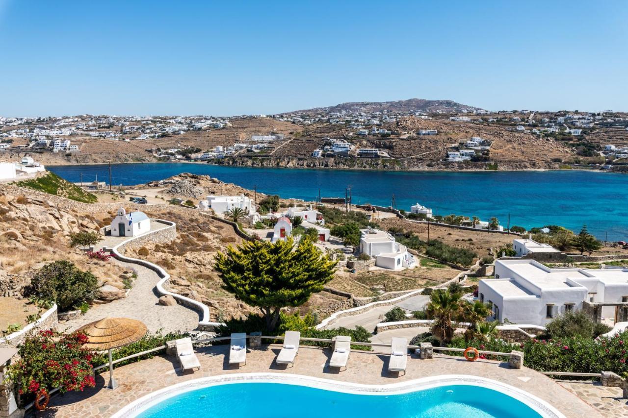 Yalos Mykonos Ornos Pouli Private Apartments W Shared Swimming Pool Mykonos Town Экстерьер фото